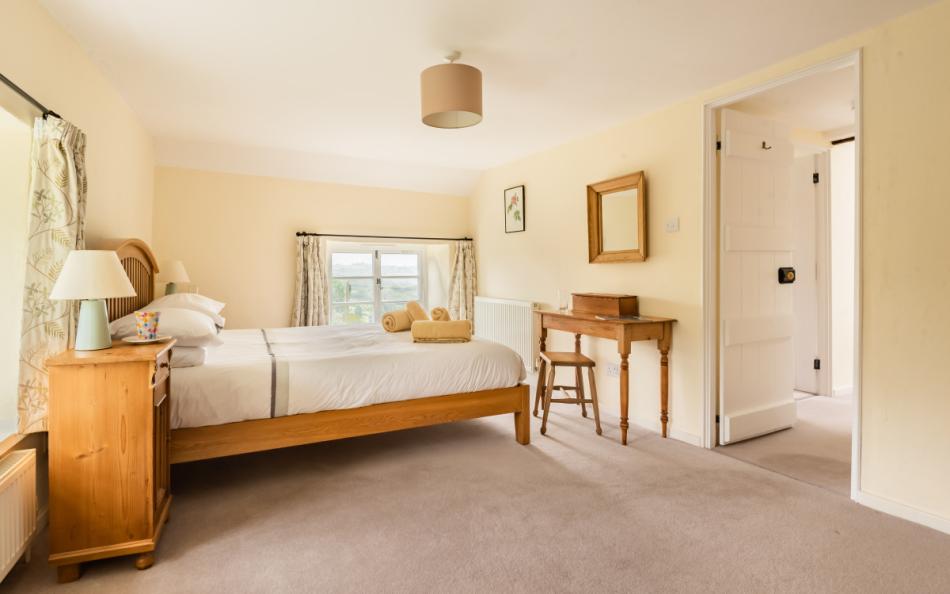 The master bedroom at Dower House