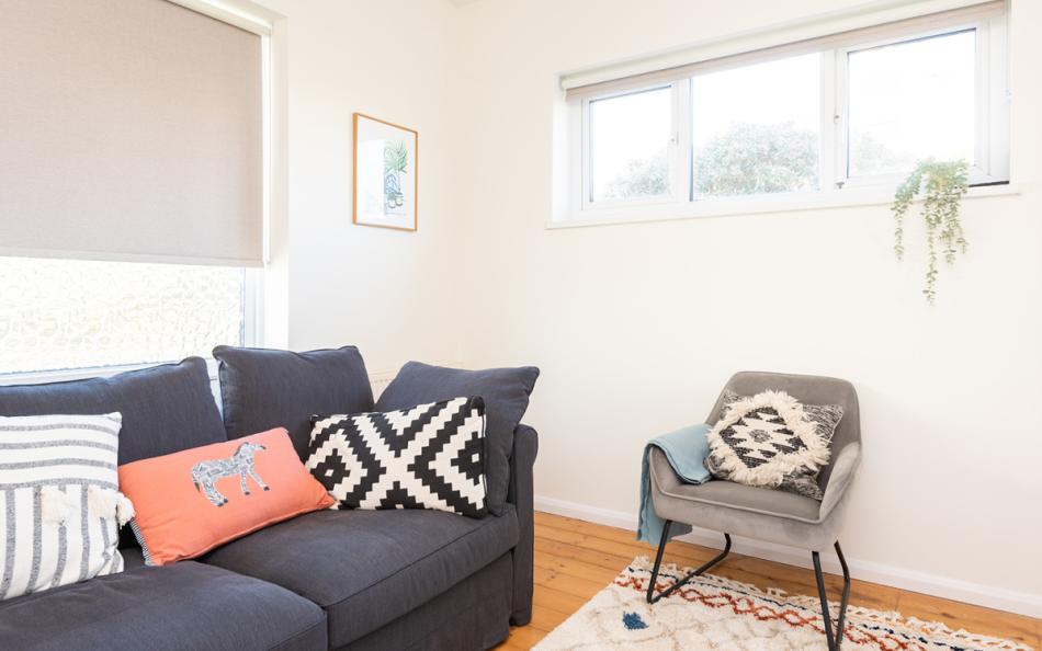 Blue Shores cosy interior