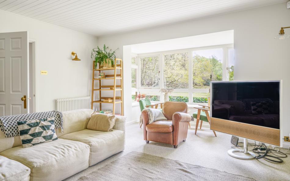 Living room at Dell Cottage