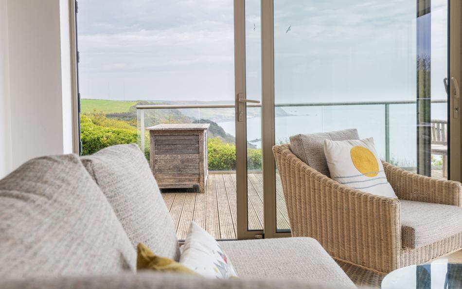 Relax, recline and take in the sea views at Horizons 