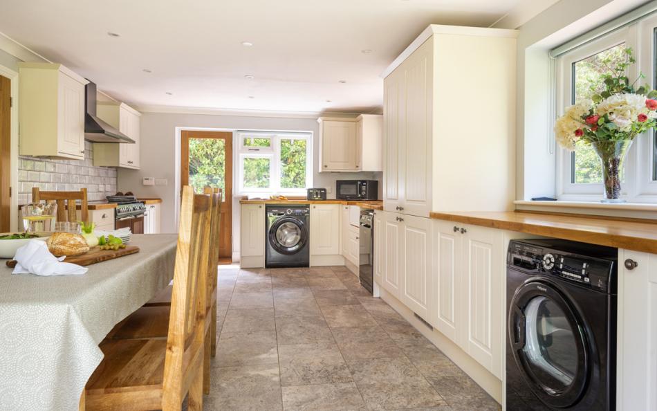 Kitchen at at Gorselands Cottage