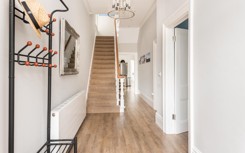 Ground floor hallway at Stanhope House