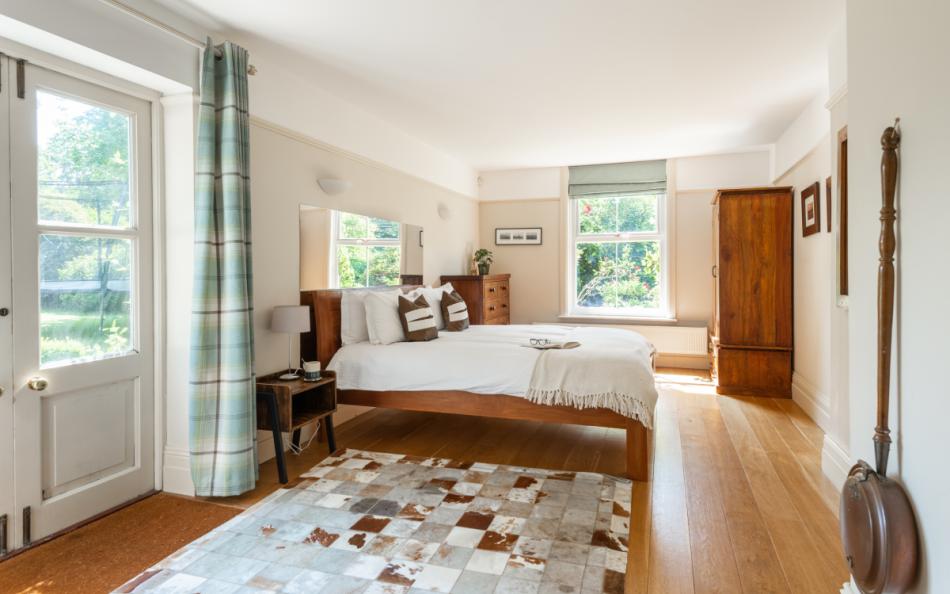 Double bedroom at Corner Cottage