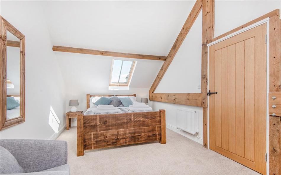 All the bedrooms have a luxury feel at Berry's Barn 