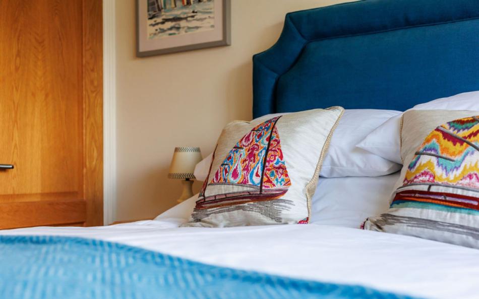 Double bedroom at Lee Shore 