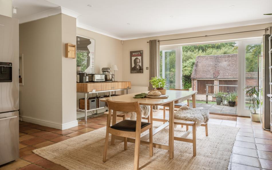 Seating area at Dell Cottage