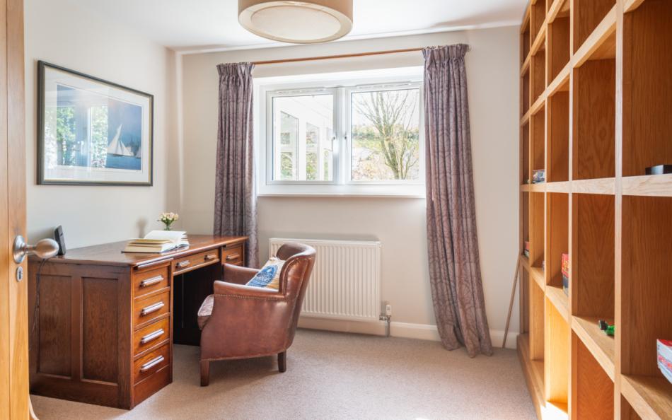Another view of the study at Clover Cottage