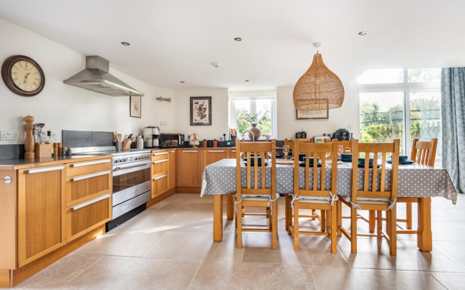 Light kitchen at Little Cumery