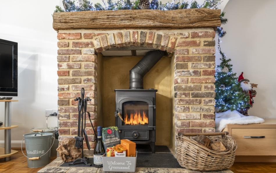 woodburner at Greenwood