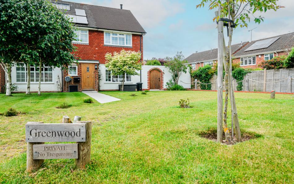 front gardens at Greenwood