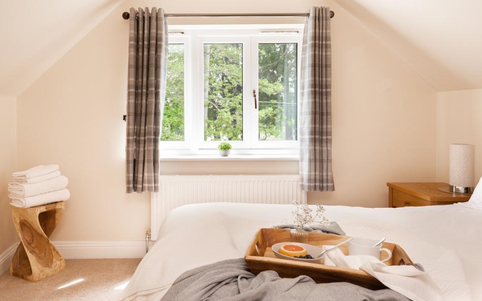 Bedroom at Gorselands Cottage