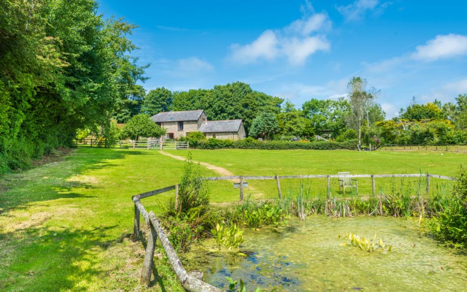 Pond at Auton Court 