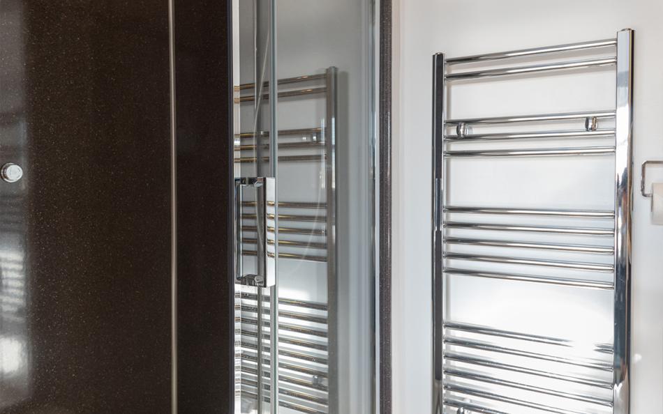 Master ensuite shower at Ammonite
