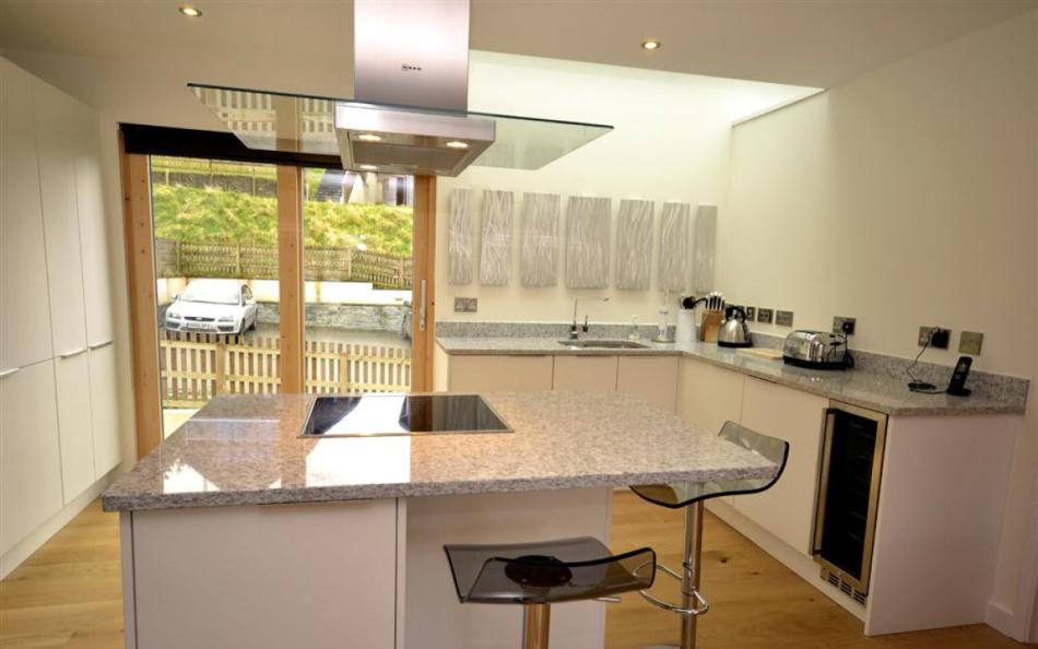Modern kitchen at Talland 17 
