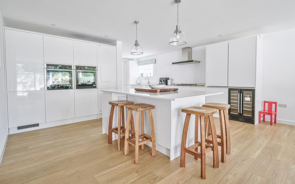 Modern kitchen at Fiddlers