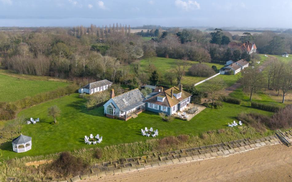 looking down over the Captain's House