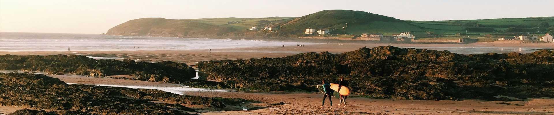 Large holiday cottages available in Croyde, Devon close to beautiful beaches and is perfect for surfers