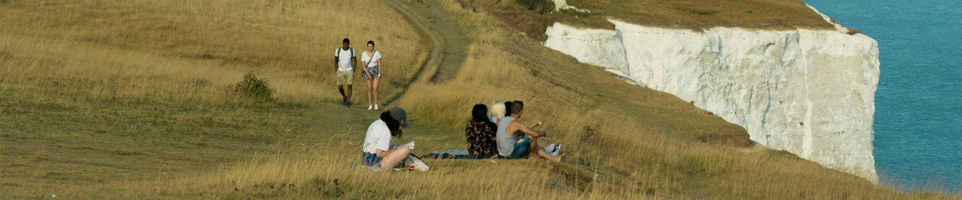 Large holiday cottages available in Dover, Kent surrounded by countryside and coastal walks