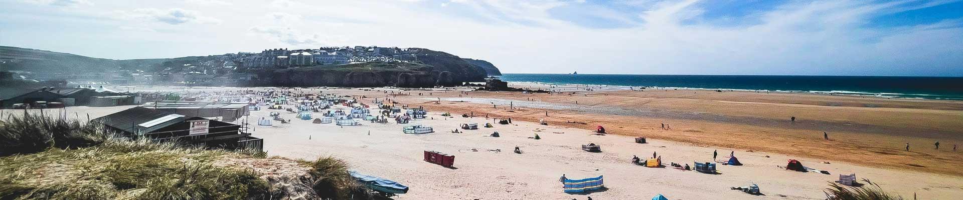 Large holiday cottages available near Perranporth in Cornwall close to beautiful beaches & coastal walks suitable for families and group bookings who enjoy days at the beach and surfing