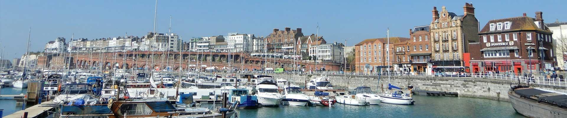 Large holiday cottages available in Ramsgate, Kent a coastal town with a history of sailing