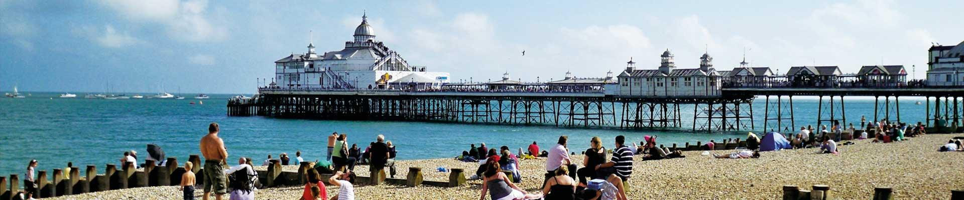 Stay in large holiday cottages in Eastbourne, Sussex. Which offers a variety of accomodation to choose from with access to nearby beaches and historic piers