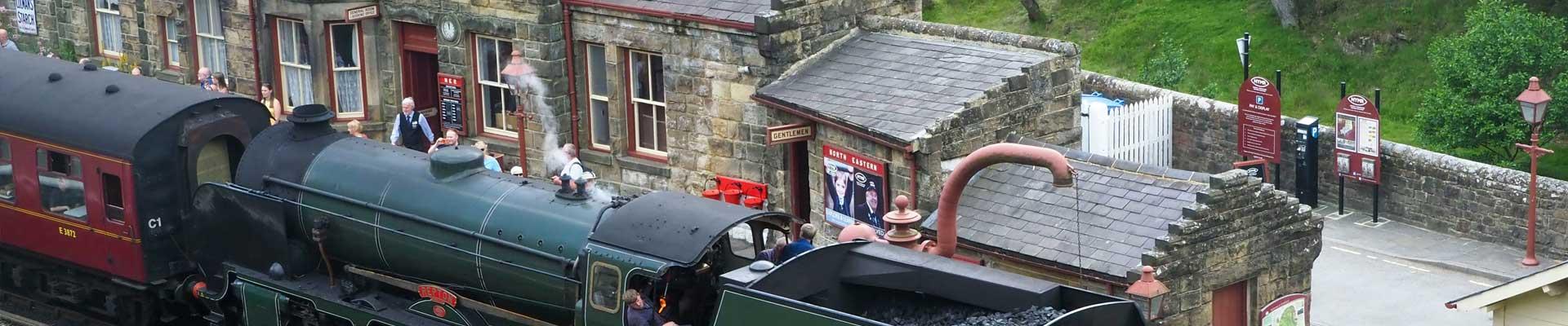 Large holiday cottages available in Goathland, North Yorkshire. Suitable for families and group bookings who enjoy steam trains and open countryside