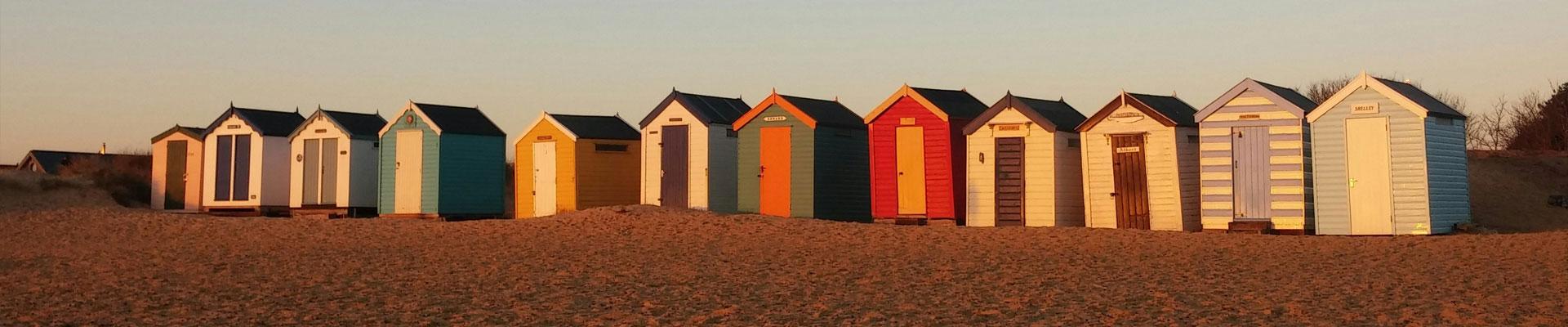 Beautiful sunrises and beach walks to enjoy when staying in large holiday cottages at Southwold, Suffolk