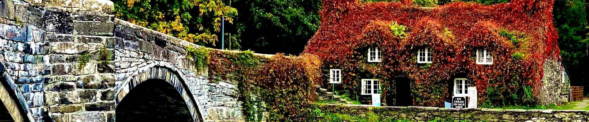 Large holiday cottages available in Llanrwst, Conwy perfect for riverside and woodland walks
